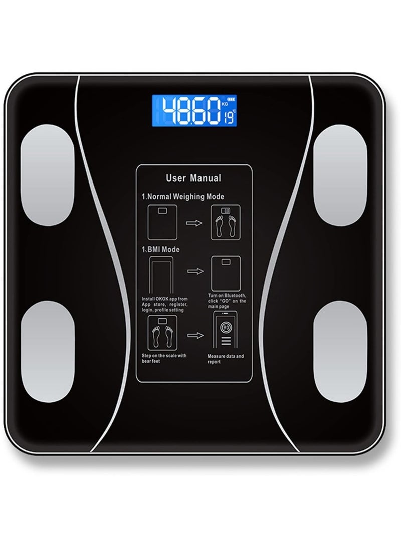 Digital Personal Scale 180kg Smart Body Weight Scale with Bluetooth and APP Body Composition Monitor - Image 1