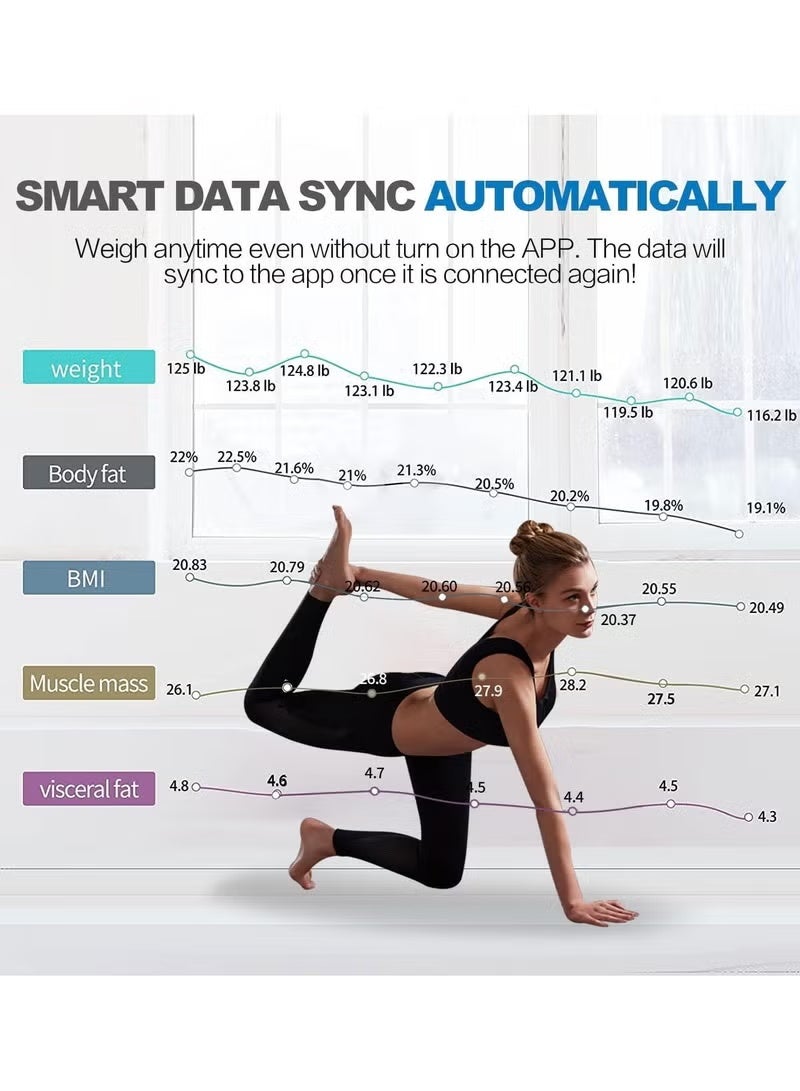 Digital Personal Scale 180kg Smart Body Weight Scale with Bluetooth and APP Body Composition Monitor - Image 4