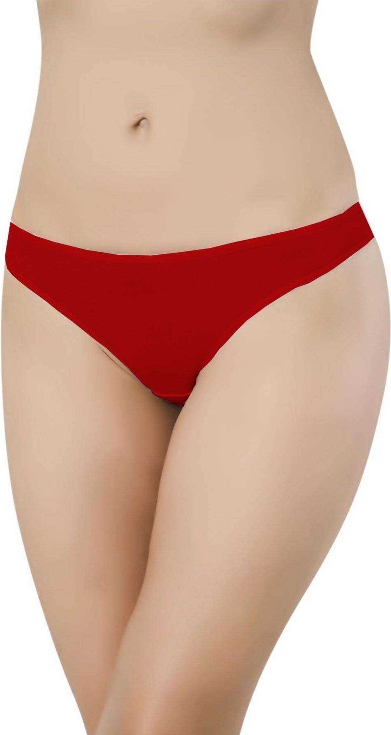 Secret Lover 6 Pieces Lycra Women's Slip Panties Leopard Red Gray - Image 4