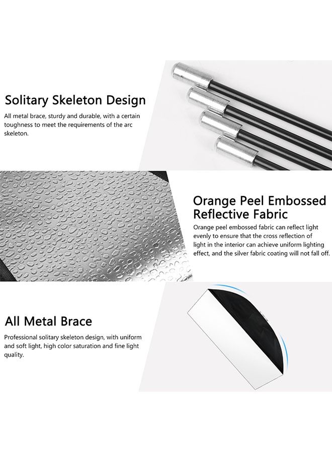 PADOM صندوق ضوء بادوم ديبر الاحترافي المحمول المستطيل فقط مع قاعدة بوانز 2 ناشر بدون حامل لاستوديو التصوير فلاش ستروب بورتريه منتج فيديو موضة تسجيل - Image 4