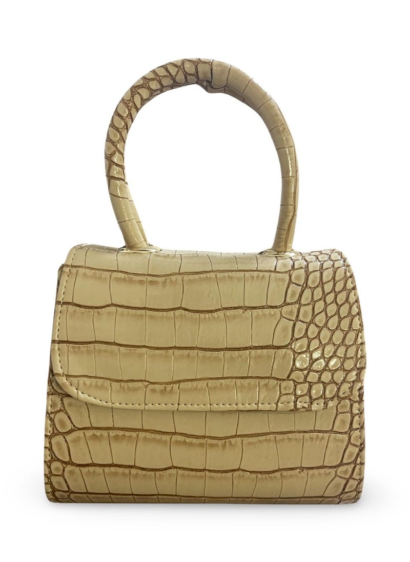 Run  - Women's Handbag Lazar Crocodile Leather - Image 1