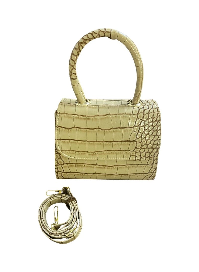 Run  - Women's Handbag Lazar Crocodile Leather - Image 1
