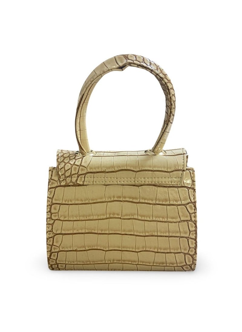 Run  - Women's Handbag Lazar Crocodile Leather - Image 1