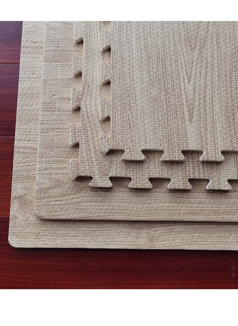 Bumble & Bird Bumble & Bird - BabySafe Play Mat 6pcs+12 Edges - Hazelnut  - Image 4
