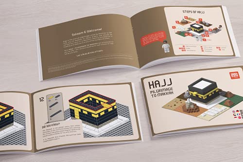 takva DEENBLOCKS by TAKVA | HAJJ Pilgrimage to Makkah Building Muslim Blocks, Kaaba Bricks, Masjid, Ramadan and Hajj Gift Toy, Islamic Educational Game for Adults/Families/Kids/Children - Image 3