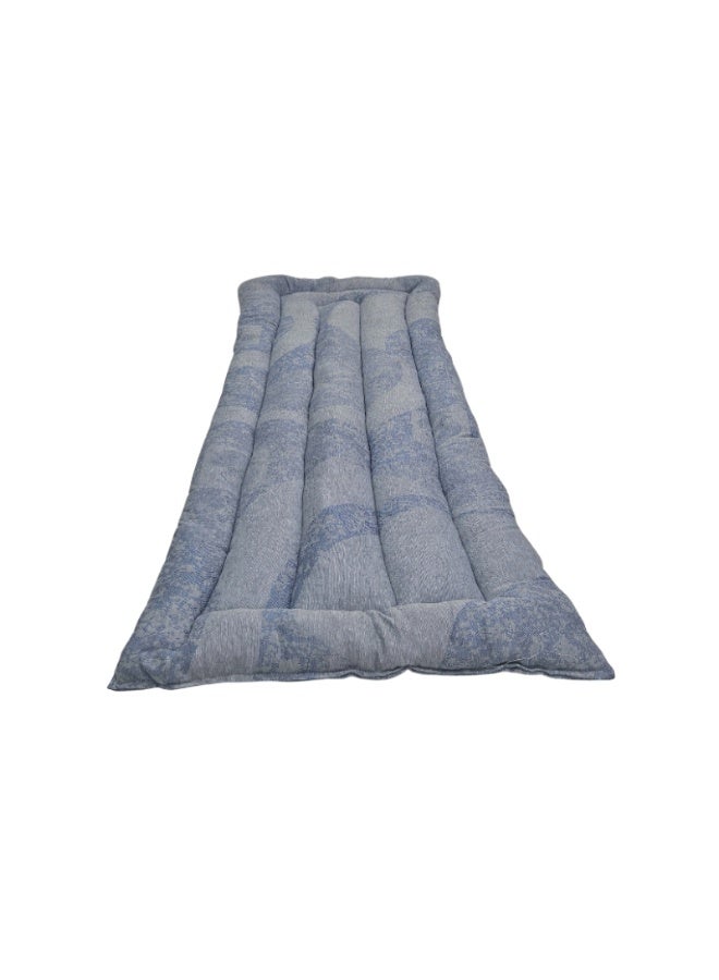 SMART HOME Luxury Velvet Bedspread - Soft Cotton Filling, Bedspread Made of High Quality Material, Natural Cotton Bedspread for Single Size (190*90*6 cm) - Image 4