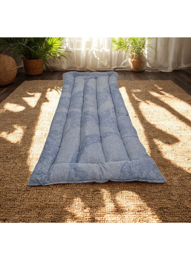 SMART HOME Luxury Velvet Bedspread - Soft Cotton Filling, Bedspread Made of High Quality Material, Natural Cotton Bedspread for Single Size (190*90*6 cm) - Image 5