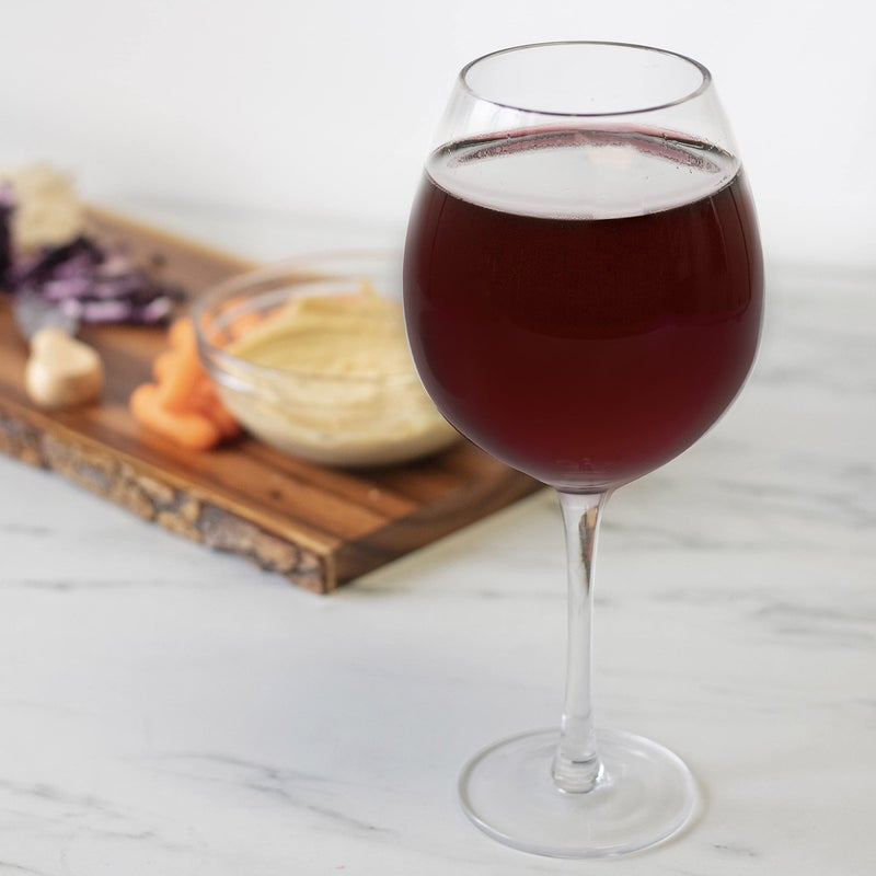 SCS Direct Oversized Giant 33.5oz Wine Glass - Holds a Full Bottle of Wine - Made of Hand-Blown Glass NOT Plastic - XL Glassware Fun for Holiday Charcuterie Boards, Christmas Parties, Weddings & Xmas Gifts - Image 3