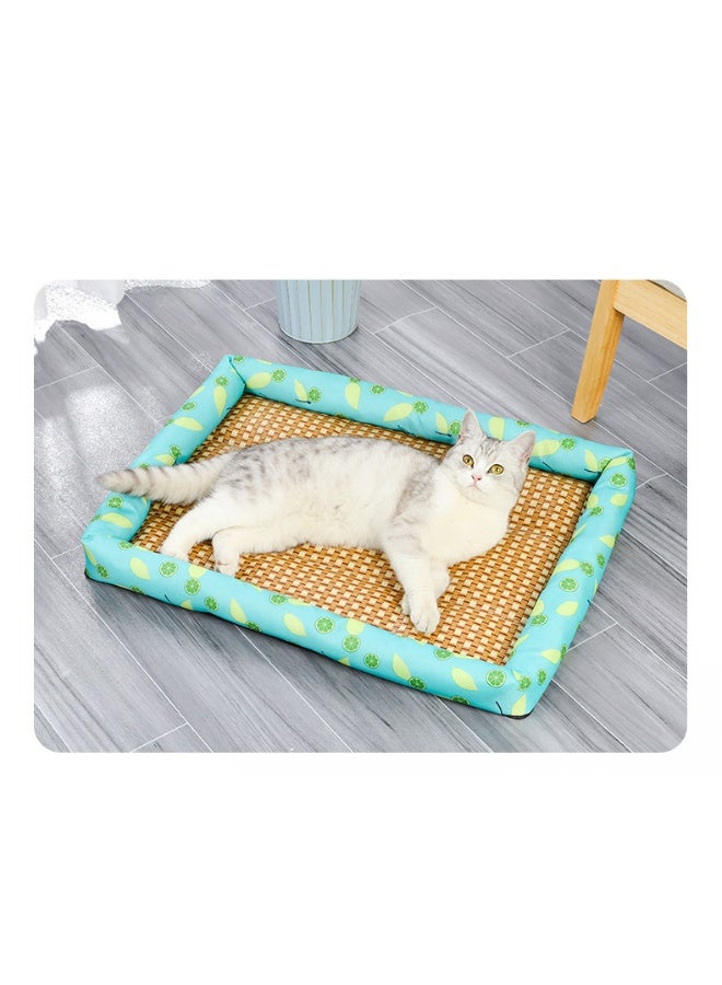سجاد صيفي مريح ومصمم لتنظيم الحرارة للقطط والكلاب بوزن 8 أرطال، حجم 50*40 سم، تصميم مريح وتهوية ممتازة. - Image 3