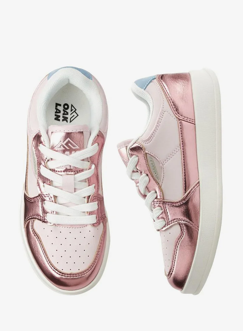 شو اكسبرس Girls Colourblock Lace-Up Ankle Sneakers