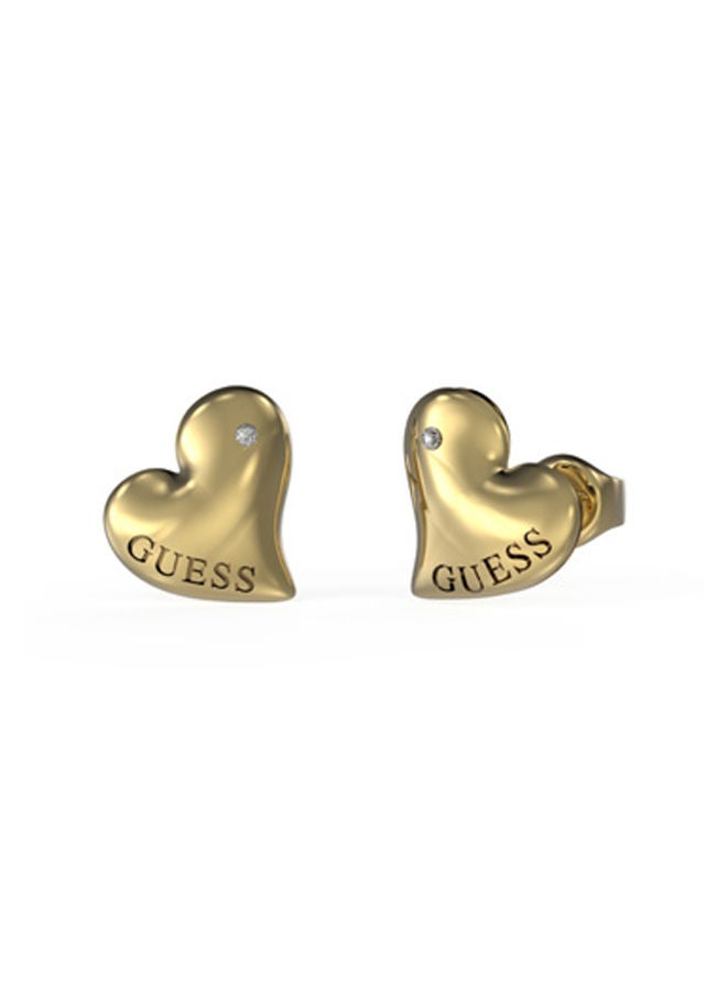 Fluid Heart Stud Earring