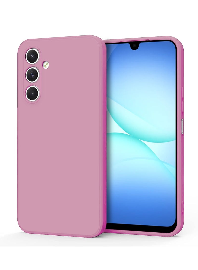 Wtech Samsung Galaxy A17 5G 2025 Premium Soft Liquid Silicone Case Cover (MCRPSN) - Pink - Image 1