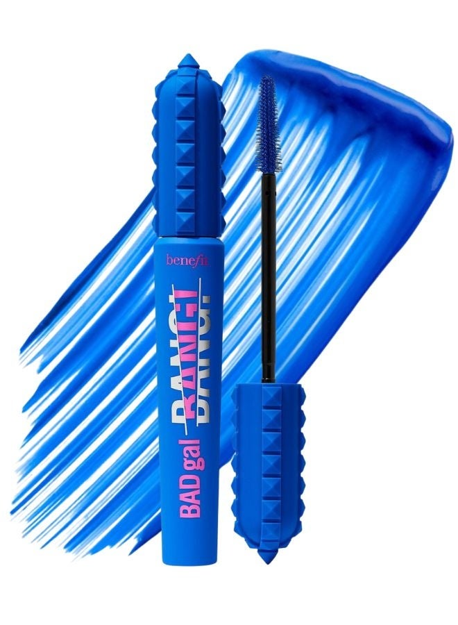بينيفت ماسكارا بينيفت كوزمتكس بادغال بانغ! لتكثيف الرموش - أزرق قوي، 8.5 غرام | ماسكارا فائقة الكثافة لتكثيف الرموش، تركيبة خفيفة الوزن، تدوم طويلاً، مقاومة للتلطخ - Image 1