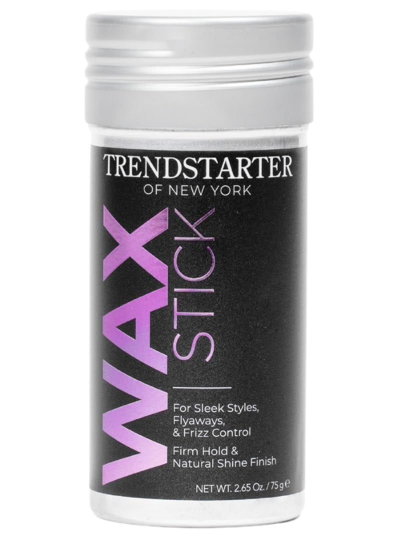TRENDstarter TRENDSTARTER - HAIR WAX STICK (75g) - Frizz Control - Flyaway Control - Firm Hold & Natural Shine Finish for Slick Sleek Sophisticated Styles - Avocado Extract Infused - All-Day Hair Control - Image 1