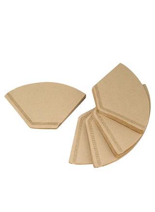 Coffee Paper Filter 100pcs Brown Size u102 - view 5