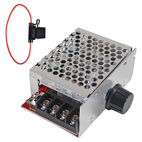 AEDIKO PWM DC Motor Speed Controller 7-70V 30A Switch Control 12V 24V 36V 48V with 30 Amp Fuse - Image 1