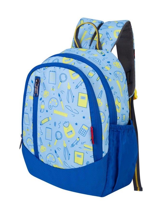 COSMUS Tiny Tots Artisto Printed School Bag Royal Blue 20L - 16 Inches Kids Backpack Ideal For Boys And Girls Of Age Group 2-5 Yrs | Students Casual Daypacks - Image 3