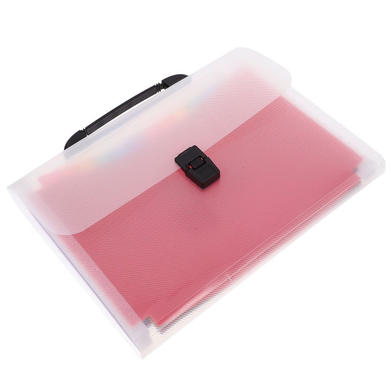 Office Expanding File Organizer Paper File Organizer Expanding Folder Multi-layer File Folder - Image 4