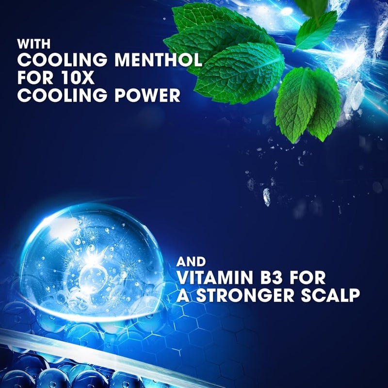 Clear Men's Anti-Dandruff Shampoo Cool Sport Menthol, 400ml - Image 4