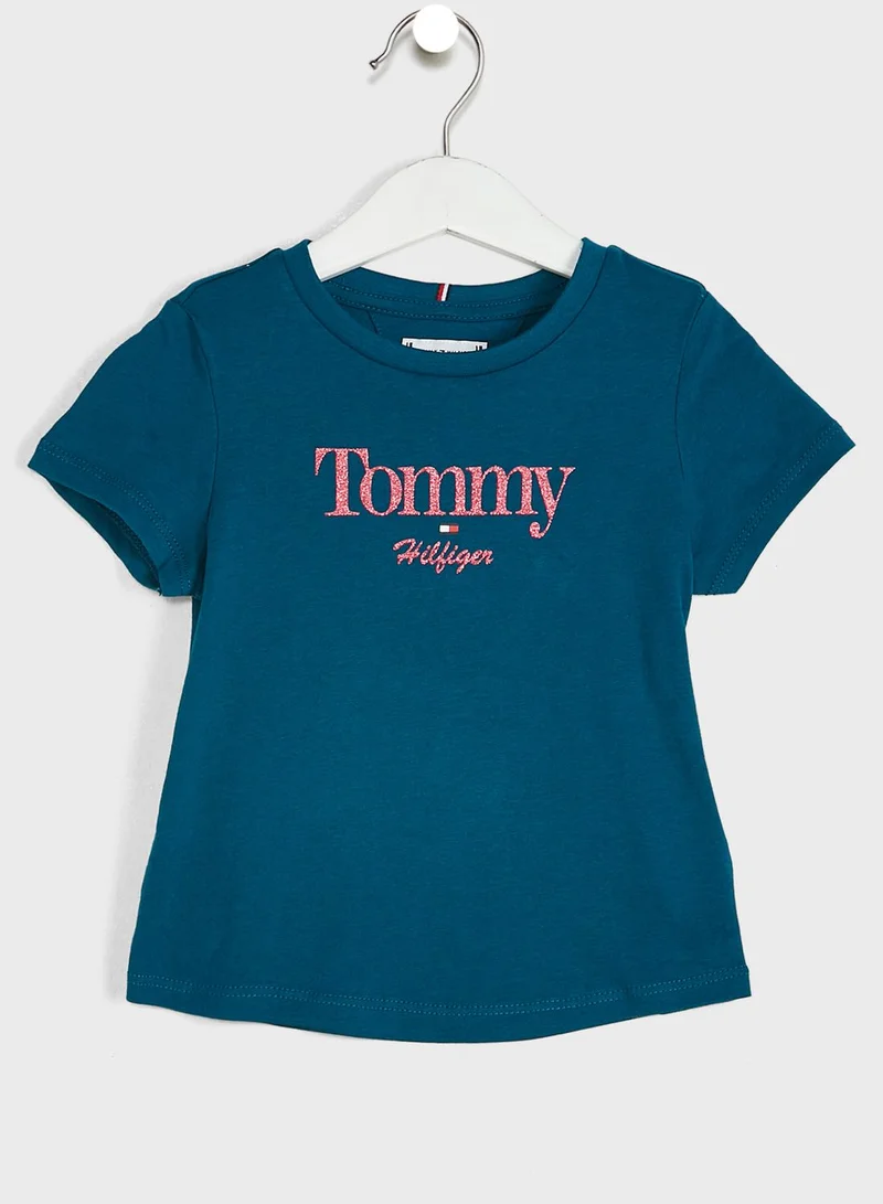 TOMMY HILFIGER Kids Graphic Glitter T-Shirt