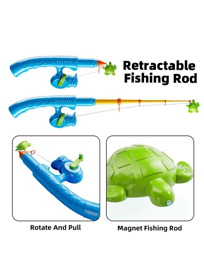 TEMI Fishing Toy for Kids 3-8 Years Old, Bath Toy for Child, Magnetic Fishing Pole for Toddlers, Summer Water Toys for Boys and Girls, Outdoor and Indoor Toys, Gifts for Birthday and Holidays - Image 5