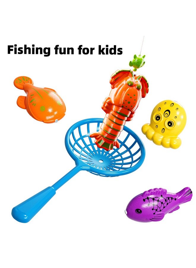 TEMI Fishing Toy for Kids 3-8 Years Old, Bath Toy for Child, Magnetic Fishing Pole for Toddlers, Summer Water Toys for Boys and Girls, Outdoor and Indoor Toys, Gifts for Birthday and Holidays - Image 4