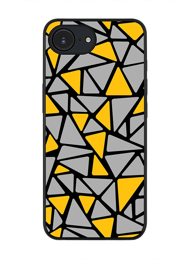 Stylizedd For Apple iPhone 16e Case,Slim fit Camera Protection, Shockproof Thin Phone cover  - Triabstract - Image 1