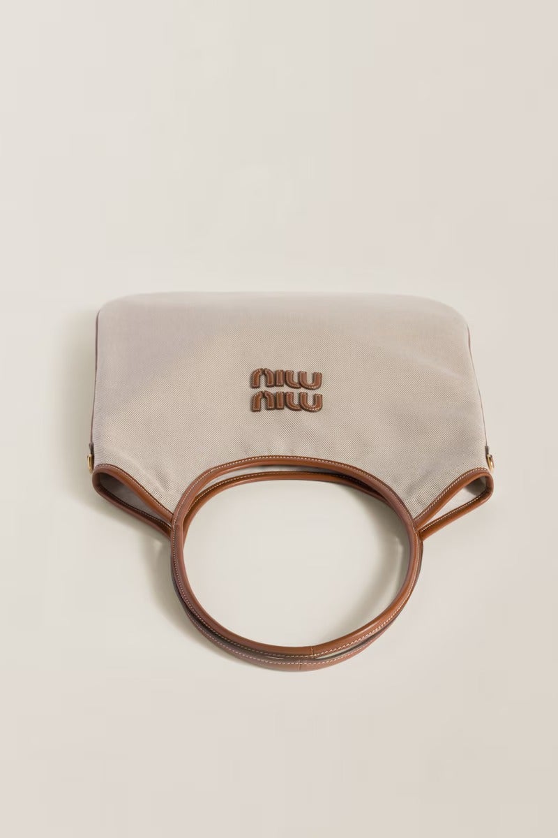 Miu Miu Ivy canvas tote bag Shoulder - Image 2