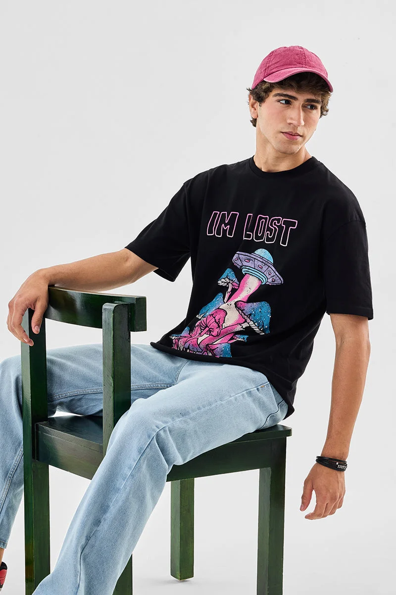 سنيتش تيشيرت قطن % فضفاض