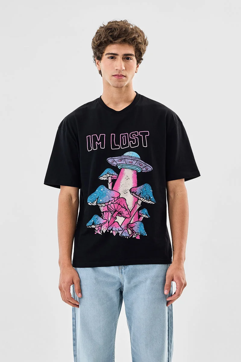 Snitch  I'm Lost 100% Cotton Oversized T-Shirt for Men | Best Price UAE