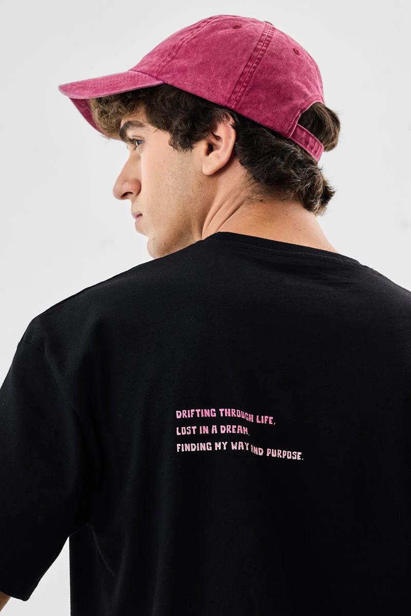Snitch  I'm Lost 100% Cotton Oversized T-Shirt for Men | Best Price UAE