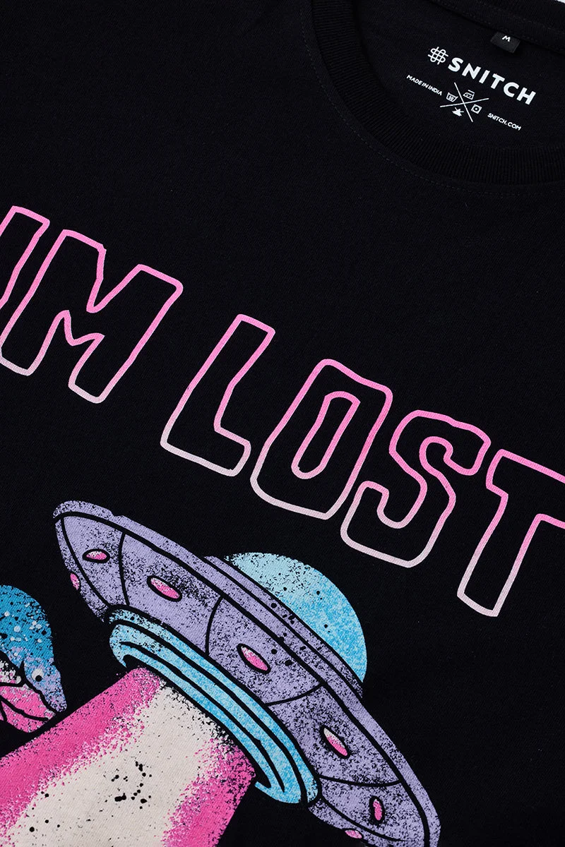 Snitch  I'm Lost 100% Cotton Oversized T-Shirt for Men | Best Price UAE