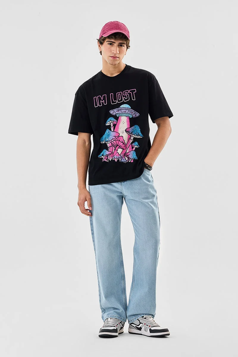 سنيتش تيشيرت قطن % فضفاض