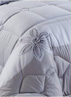 Moon 4 Pieces Single Size 160x210Cm Comforter Set Medium Filling Bedding Set for All Season Includes 1Comforter 1Bedsheet 1Pillow Shams and 1Cushion cases  - Image 5