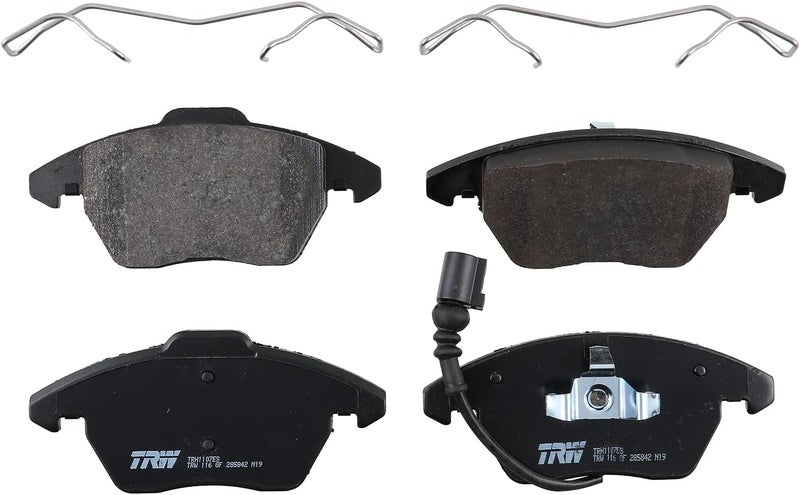 TRW Pro TRH1107ES Disc Brake Pad Set for Volkswagen Jetta 2005-2013, Front - Image 1