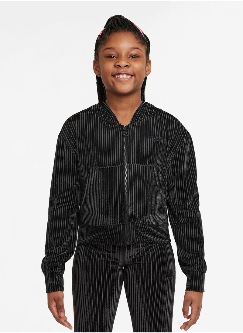 Nike Kid Nsw Cozy Ribbed Hoodie - Image 1