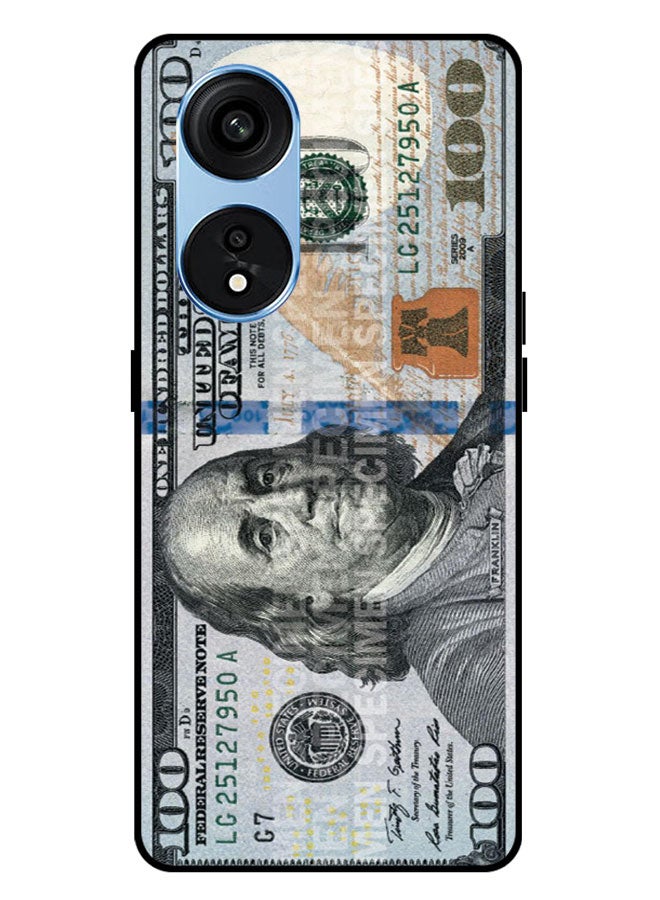 EYE CATCH Printed Protective Case Cover For Oppo A1 PRO -  100 Dollar - Image 1