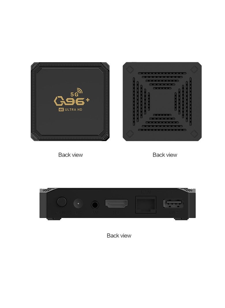 Android Q96+5G 4K ultra HD Android 9.0TV box,4GB RAM 64GB ROM 64bit Support 2.4G/5GHz Dual WiFi,Ultra HD/ 3D/ H.265 Android Box with HiSilicon 3798M chip, (4+64)  - Image 2