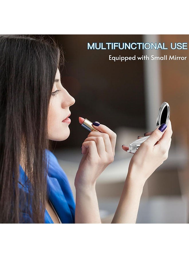 Bling Crystal Pill Box, Portable 3 Compartments Daily Pill Organizer, Small Travel Pill Case For Purse Or Pocket, Medicine Vitamin Pill Container Organizer - Image 4