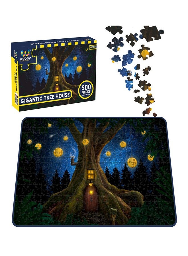 Webby Gigantic Tree House Jigsaw Puzzle, 500 Pieces - Image 3