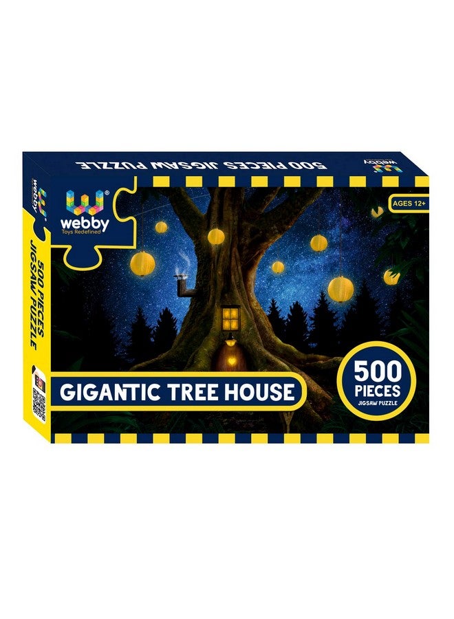 Webby Gigantic Tree House Jigsaw Puzzle, 500 Pieces - Image 1