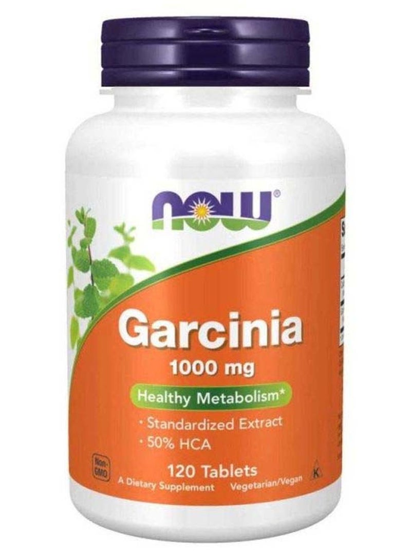 Now Foods Garcinia 1000 mg 120 Tablets - Image 1