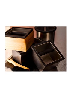 Rattleware Rattleware Stainless Steel Knock Box | Heavy-Duty Espresso Grounds Container, Welded Bar, Durable and Efficient for Baristas - Quality Coffee Preparation (6"x5.5"x6")  - Image 2