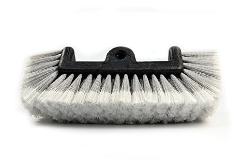 CARCAREZ 12 Car Wash Brush with Soft Bristle for Auto RV Truck Boat Camper Exterior Washing Cleaning Grey