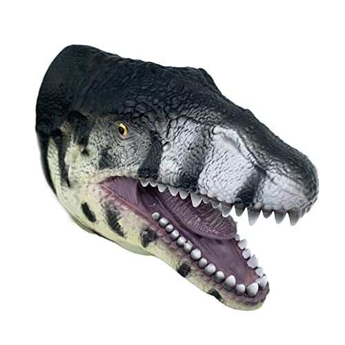 Gemini&Genius GeminiGenius Mosasaurus Dinosaur Hand Puppet Dinosaur Scary Toys Great Party Supplies Boys Birthday Gift Collection Cake Topper and Room Decoration for Kids 3 Years Old and Up - Image 5