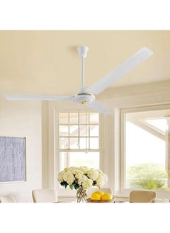 KLIKON 56" Inch 3 Blade Ceiling Fan with Speed Regulator 75 Watts White KCF-501  - Image 2