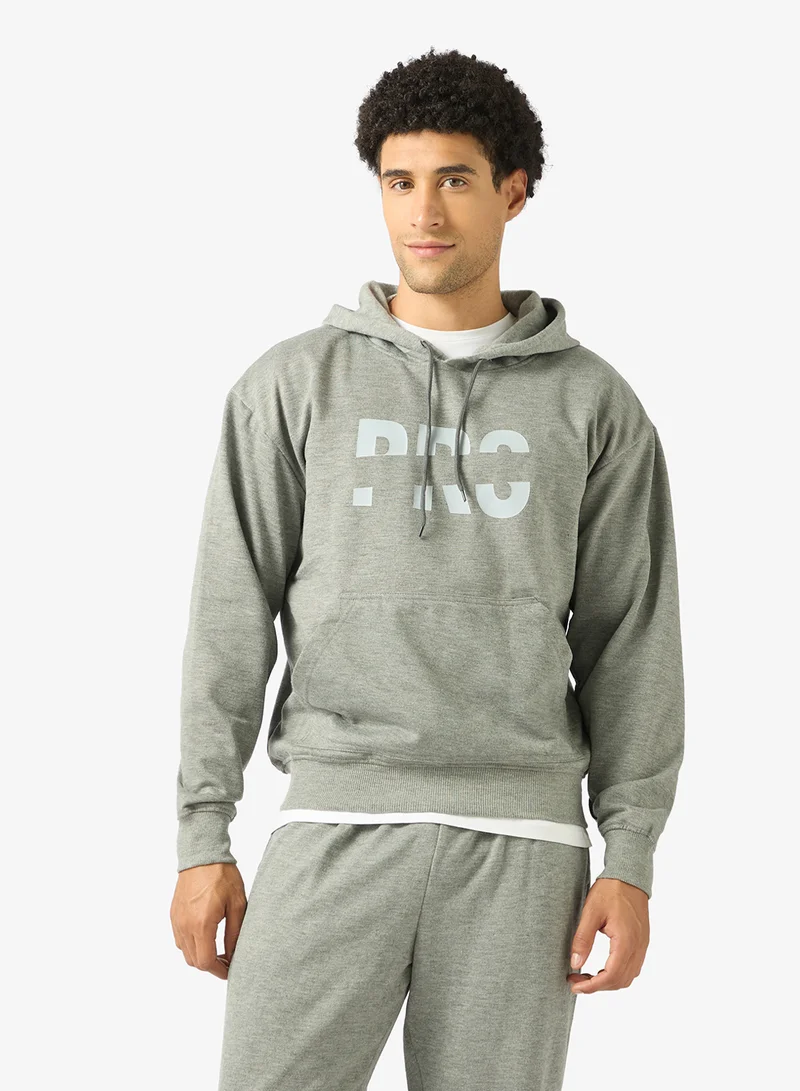 Seventy Five  Graphic Pullover Hoodie And Pants Set for Men | Best Price UAE