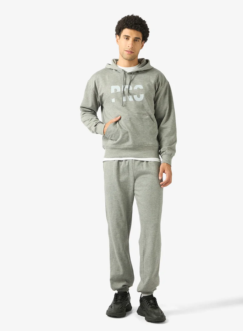 Seventy Five  Graphic Pullover Hoodie And Pants Set for Men | Best Price UAE