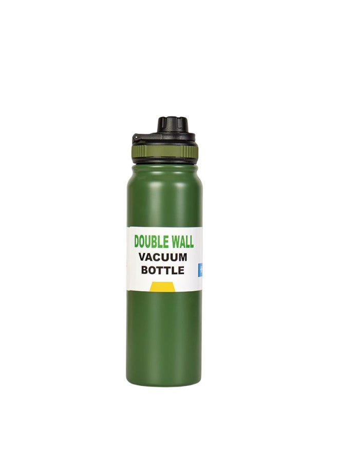 Green Hot 304 Stainless Steel Portable Sports Pot Fitness Drinking Cup Portable Car Space Pot Outdoor Travel Pot