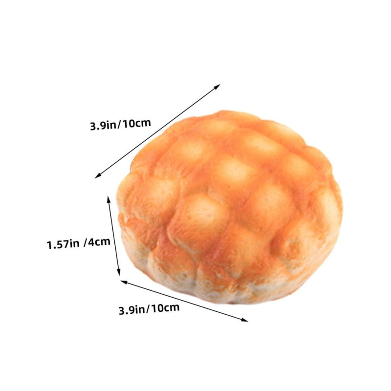 5 Piece Realistic Pu Pineapple Artificial Bread For Bakery Display Kitchen Decor Photography Props Home Supermarket Use - Image 4